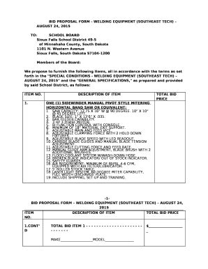 welding bids